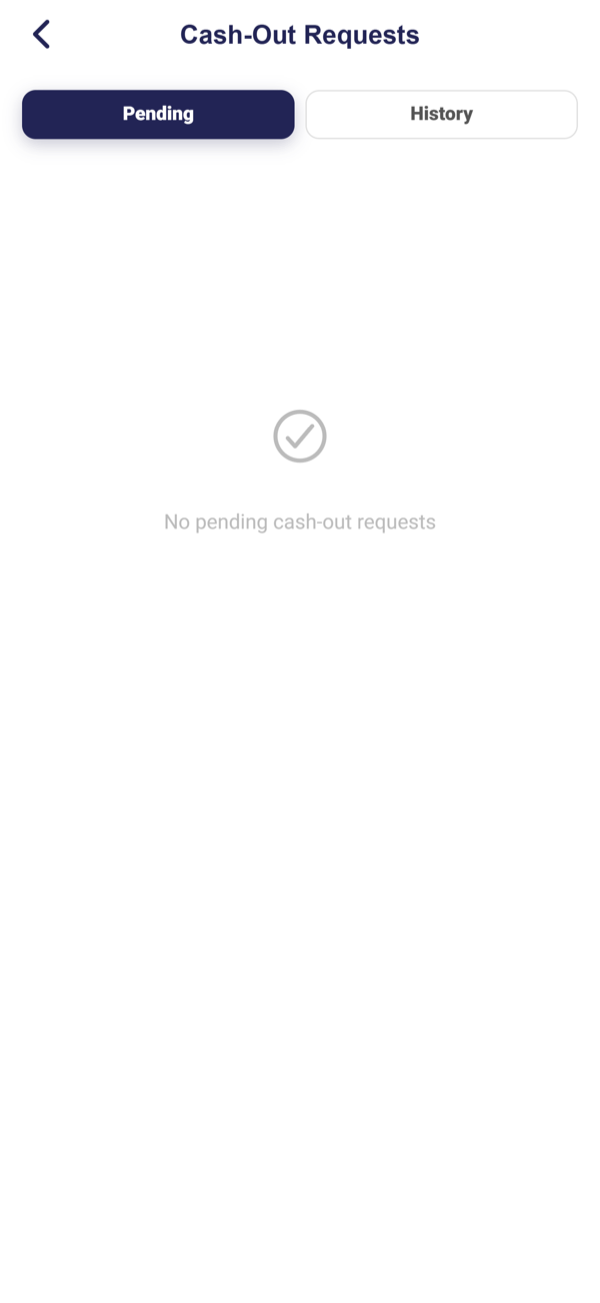 Open Withdrawal requests