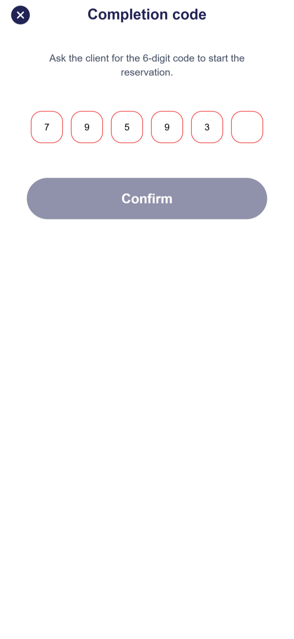 Ask the client for their code