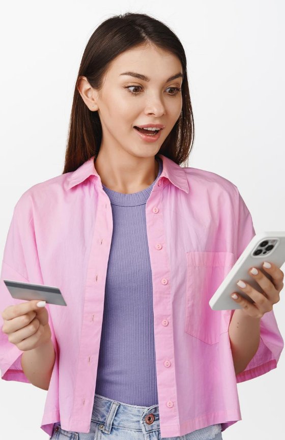 Client paying for her booking in the Davinote app